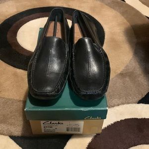 Clarks slip on dress shoes